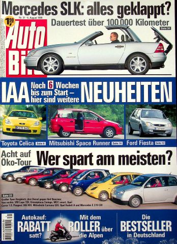 Deckblatt Auto Bild (31/1999)